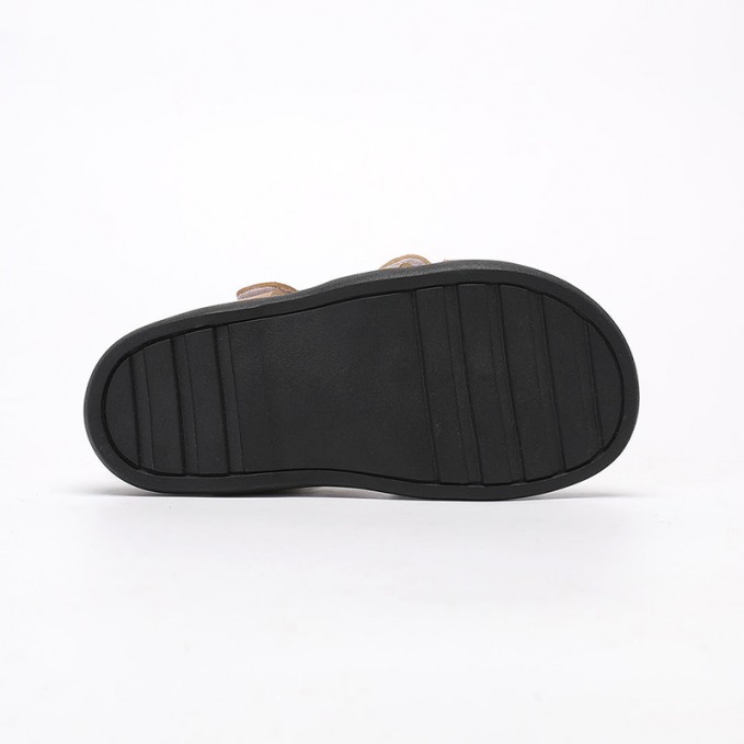 Summer metal buckle decorative flat sandals for boys