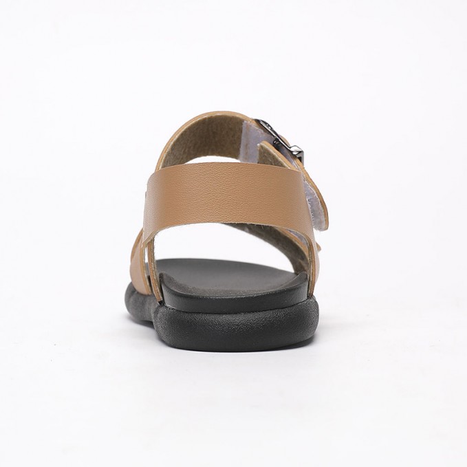 Summer metal buckle decorative flat sandals for boys