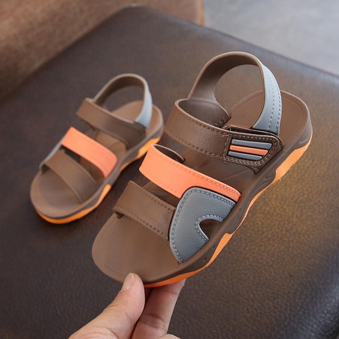Blue lightweight breathable non-slip boys sandals