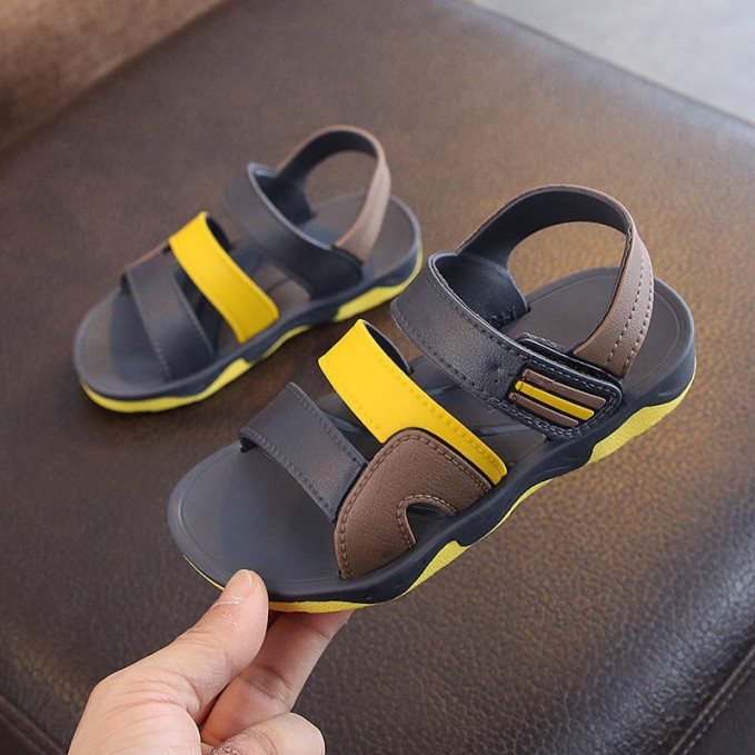Blue lightweight breathable non-slip boys sandals