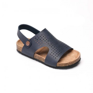 Durable non-slip cork platform boys sandals