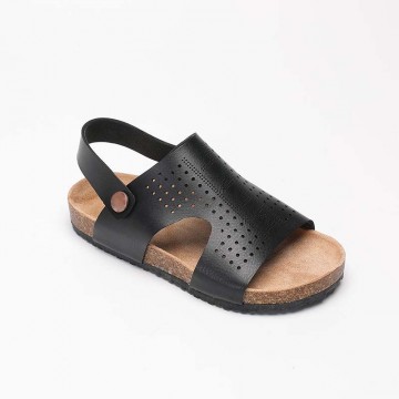 Durable non-slip cork platform boys sandals