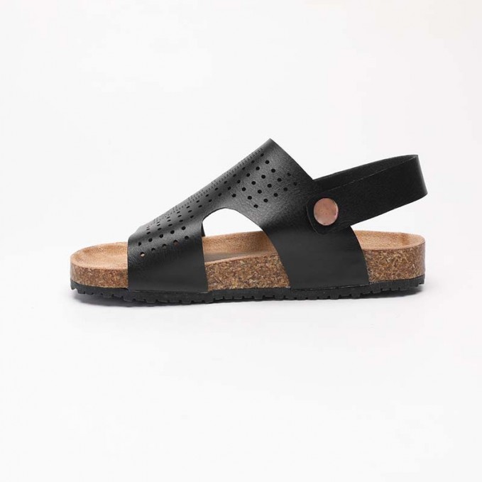 Durable non-slip cork platform boys sandals