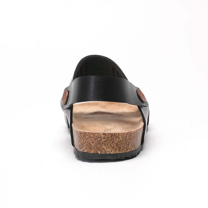 Durable non-slip cork platform boys sandals