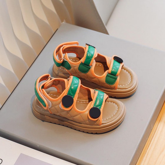 Anti-slip reinforced heel wear-resistant boys' sandals