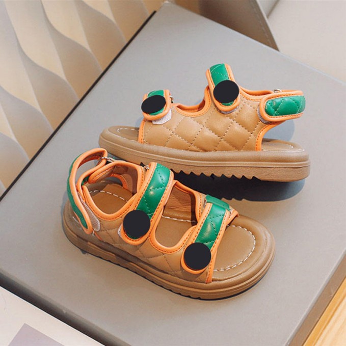 Anti-slip reinforced heel wear-resistant boys' sandals
