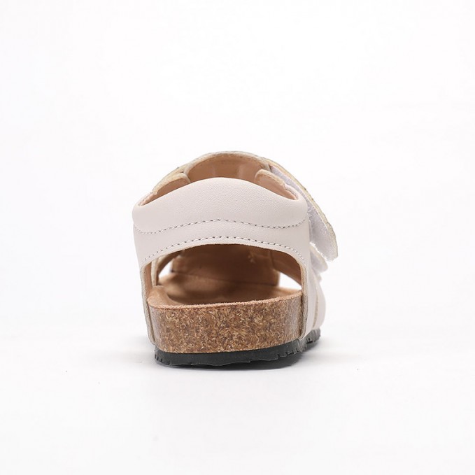 Reinforced toe cap cork non-slip boys sandals
