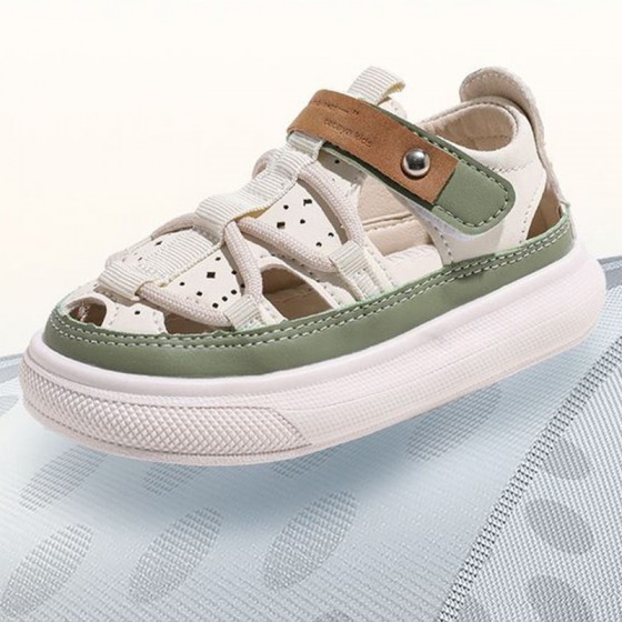 Hollow breathable non-slip soft sole boys sandals