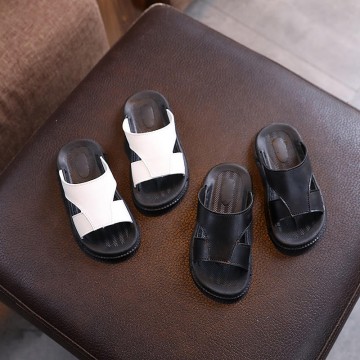 Rebound support non-slip boys' slippers