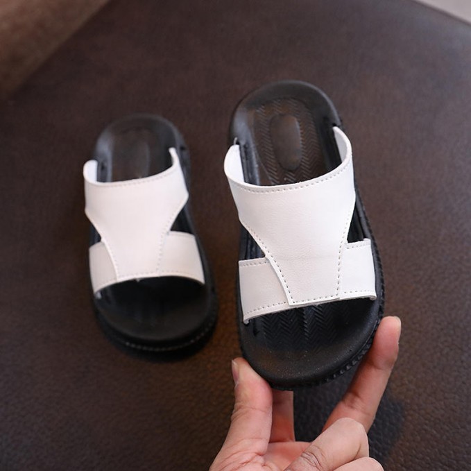 Rebound support non-slip boys' slippers