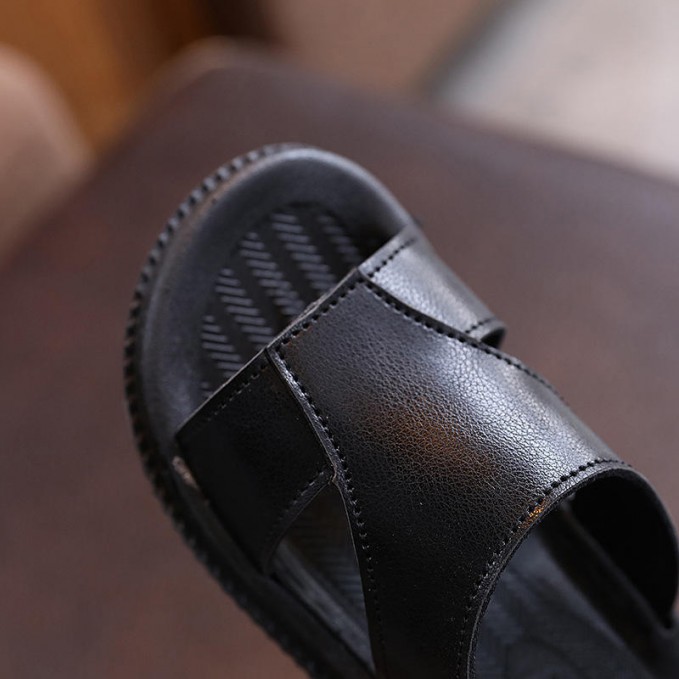 Rebound support non-slip boys' slippers