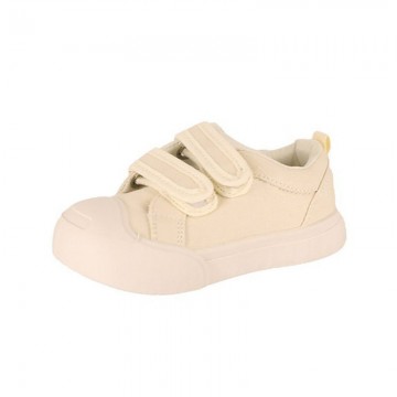 Double velcro anti-slip canvas boys sports shoes