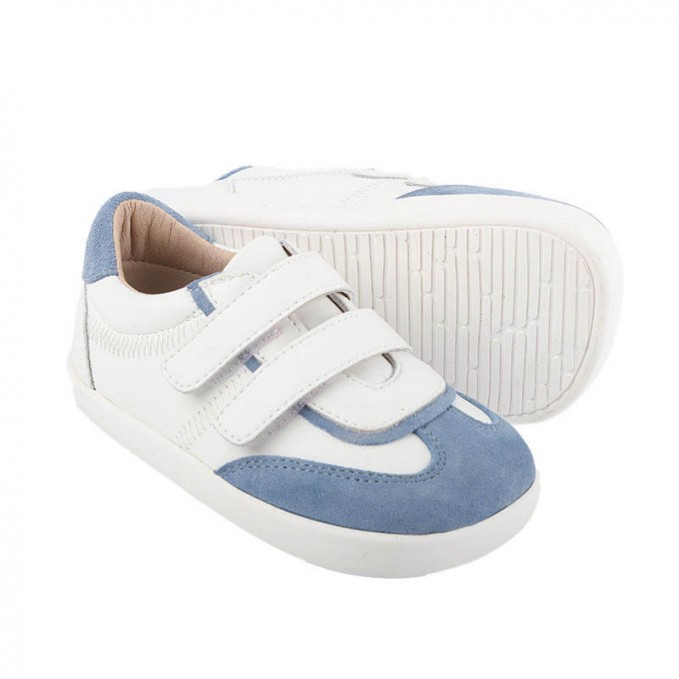 Wide toe zero drop flat sneakers for boys