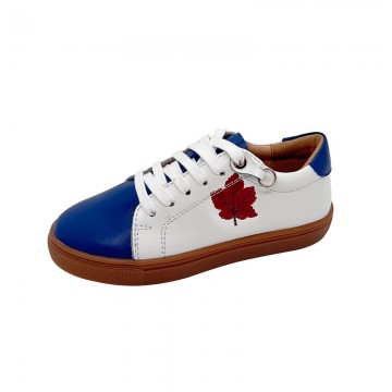 High quality comfortable leather boys sneakers