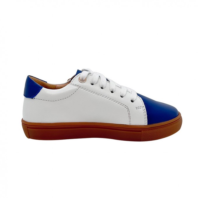 High quality comfortable leather boys sneakers
