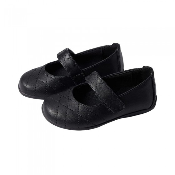 High quality trendy flat leather shoes for girls