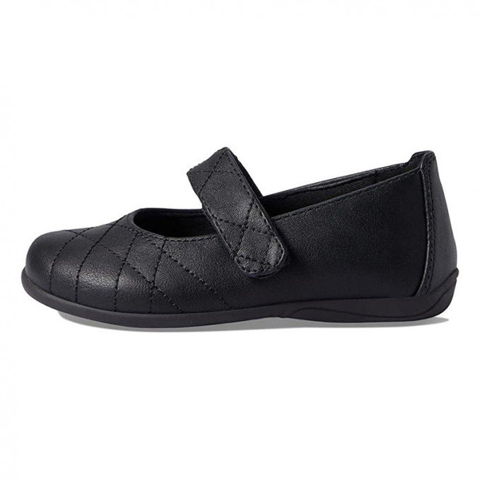 High quality trendy flat leather shoes for girls