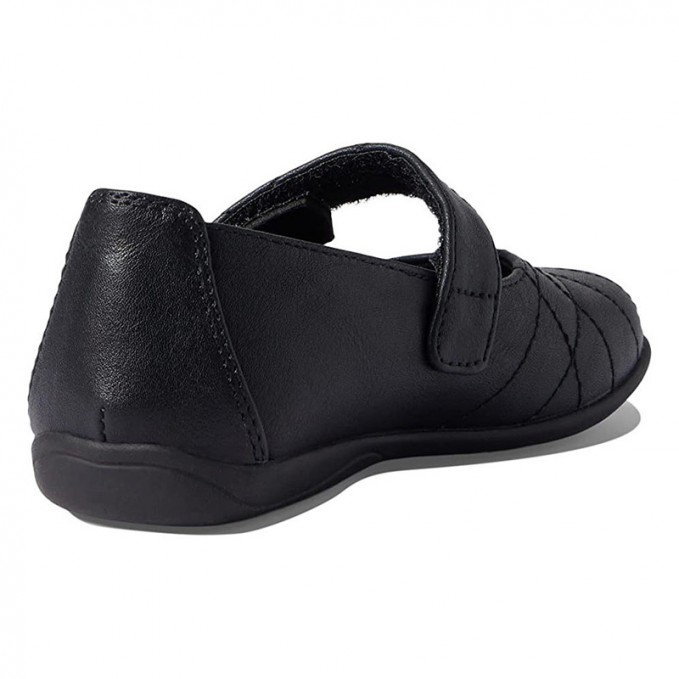 High quality trendy flat leather shoes for girls