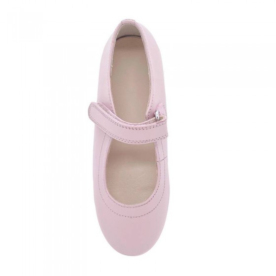 Lightweight and wear-resistant smooth girls' leather shoes