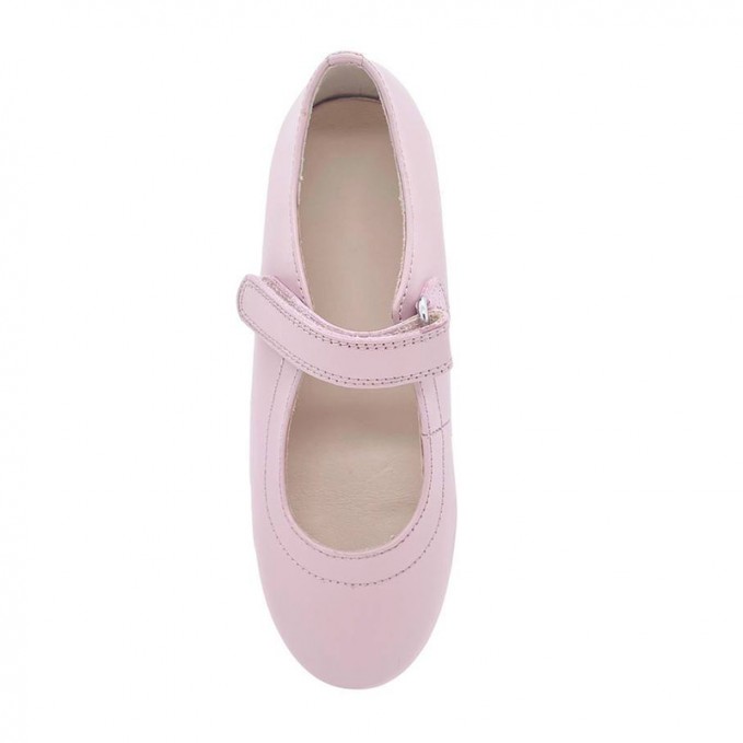 Lightweight and wear-resistant smooth girls' leather shoes