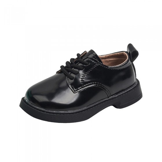 High quality smooth leather girls shoes