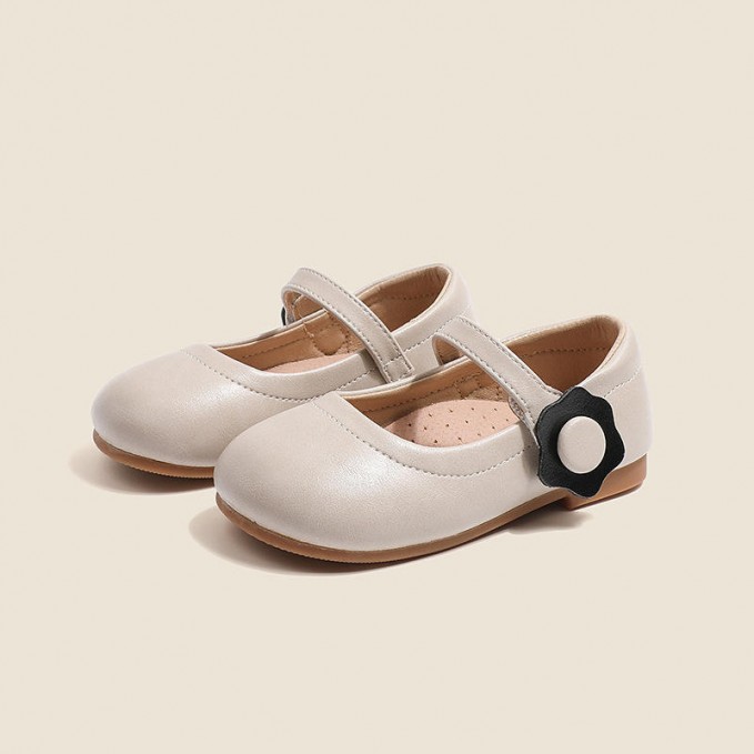 High quality soft and elegant girls leather shoes