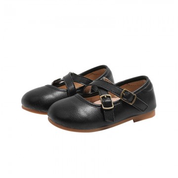 Lightweight breathable soft leather girls shoes