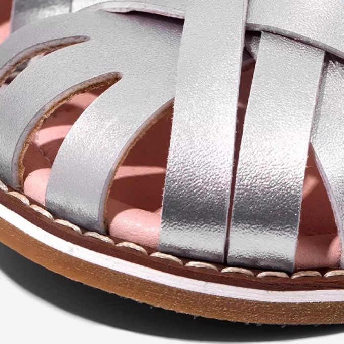 Lightweight vintage woven non-slip girls sandals