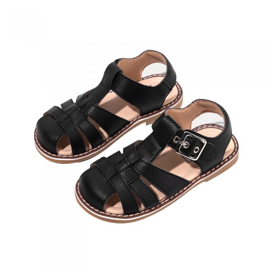 Breathable woven anti-collision girls sandals