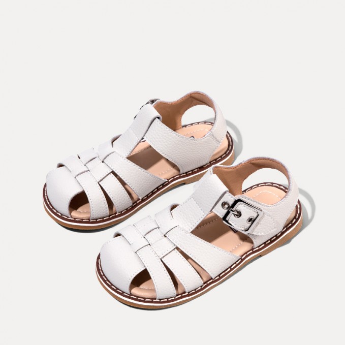 Breathable woven anti-collision girls sandals