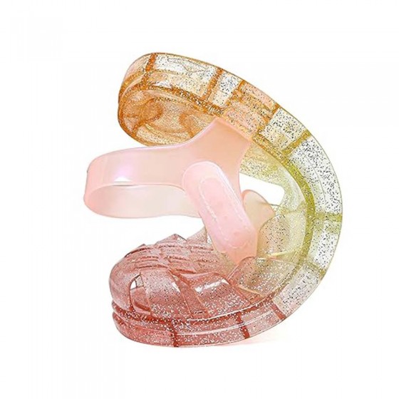Gradient color closed toe non-slip girls sandals