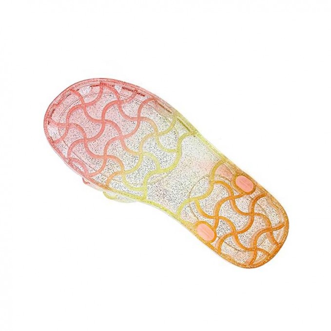 Gradient color closed toe non-slip girls sandals