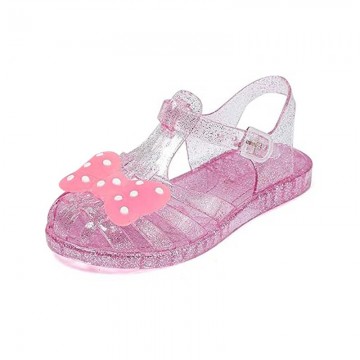 Bowknot decoration soft bottom non-slip girls sandals