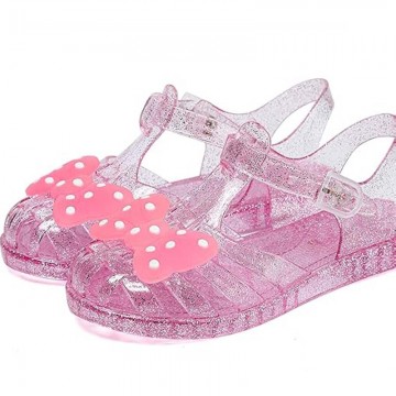 Bowknot decoration soft bottom non-slip girls sandals