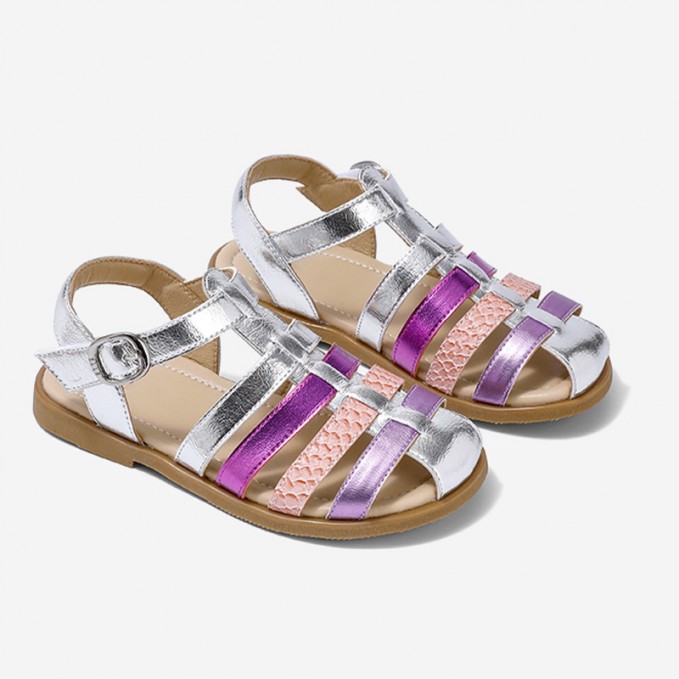 Colorful breathable non-slip girls sandals