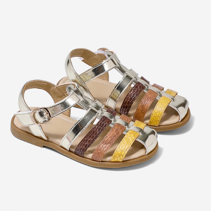 Colorful breathable non-slip girls sandals
