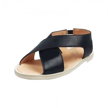 Simple cross strap non-slip girls sandals