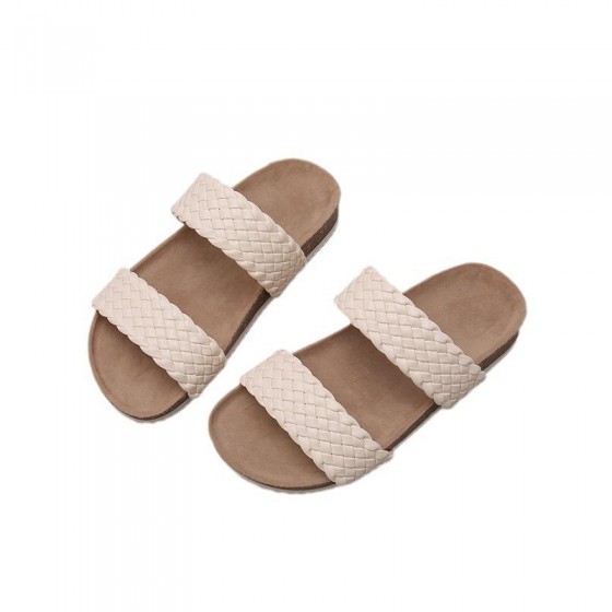 Woven soft bottom non-slip wear-resistant girls slippers
