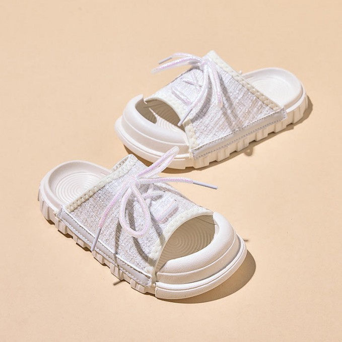 Bow tie decoration non-slip girls slippers