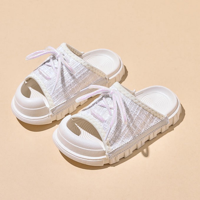 Bow tie decoration non-slip girls slippers