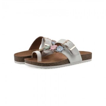 Lightweight and breathable floral decoration girls slippers