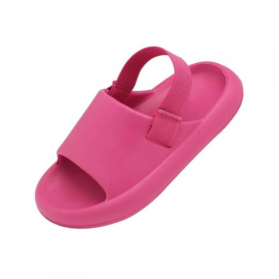 Super comfortable girls slippers with elastic back strap