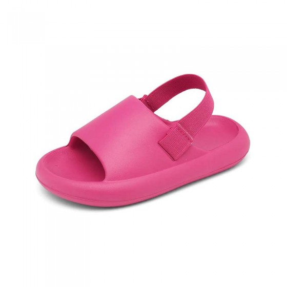 Super comfortable girls slippers with elastic back strap