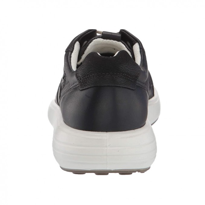 Black breathable lace-up girls' sneakers