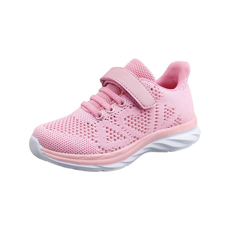 Lightweight mesh breathable girls' sports shoes
