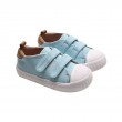 Double velcro canvas girls sports shoes
