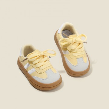 Simple anti-impact safety toe girls sports shoes