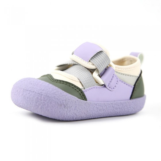 Round thick toe non-slip girls sports shoes