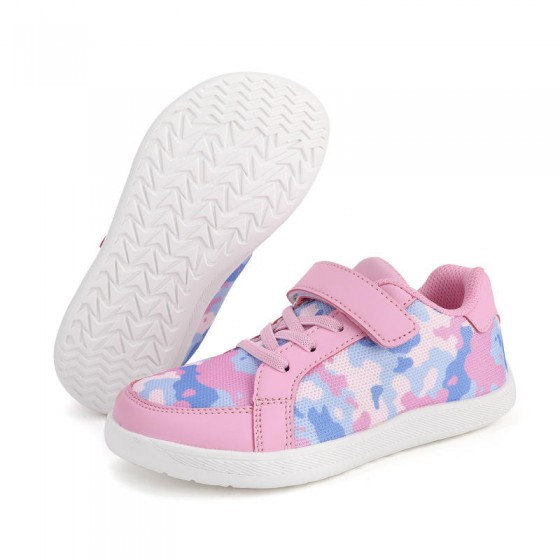 Low-top wide-toe breathable mesh girls' sneakers