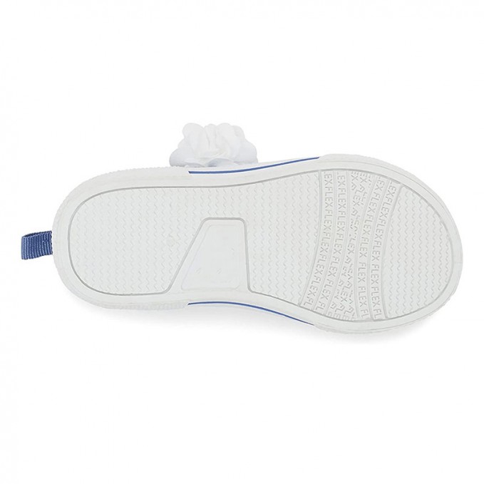 High-end blue polka dot breathable girls sneakers